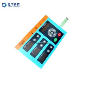 Quality 2.54mm Pitch LEDs Membrane Switch Keypad Transparent Black Window wholesale