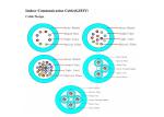 12 Core Glass Fiber Optic Cable , 2KM - 4KM Length Multimode Fiber Optic Cable