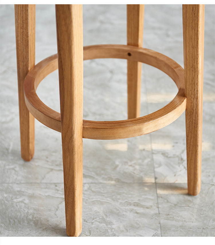Mid Century Vintage Retro Bar Stools Leather Wine Restaurant Round UK-BS015