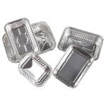 Ovenable Disposable Aluminum Foil Pans , Aluminium Disposable Baking Pan Custom
