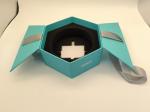 Double Door Luxury Packaging Boxes With Ribbon Matt Lamination Stamping