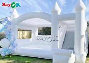 Quality Adults 5m 16.5ft Commercial Wedding Bounce Castle With Slide wholesale