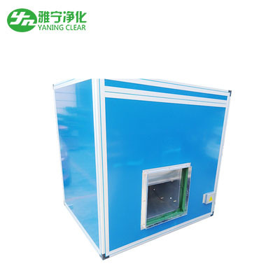 Blue Powder Coating Exhaust Air Unit , Fresh Air Unit / Booster Box Adjustable Pressure