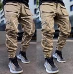 Small Quantity Garment Manufacturer Sports Trousers Velcro Slacks With