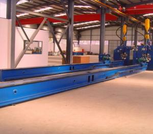 Quality 210mm Diameter Round Cone Street Light Pole shut-Welding Machine15M working long wholesale