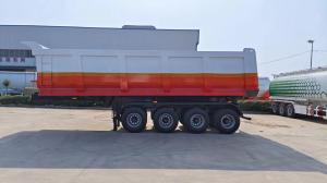 Quality Steel 30-100 Ton Hydraulic Tipping Rear End Semi Trailer for Heavy Duty Transportation wholesale