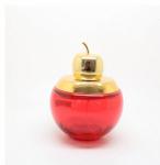 100ml round apple perfume bottle with uv apple cap