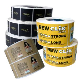 Quality Gold / Silver Stamping Adhesive Label Sticker Custom Made Water Resistance wholesale