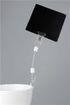 Retail Clear Plastic POP Sign Holder Display Clip For Supermarket Store