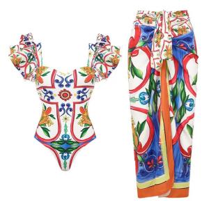 Quality Regular Thickness Three Piece Swimwear For Women's Beachwear wholesale