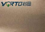 Color Painted Brushed Aluminum Sheets Customizable Width Good Rigidity