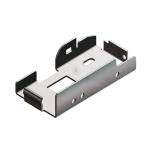 Galvanized Cabinet Shelf Mounting L Shaped Metal Bracket Stamping Customized
