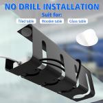 Office Under Desk Cable Management Organizer 1mm Thickness Customized Logo