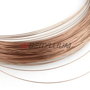 Quality DIN.2.1247 CuBe2 Beryllium Copper Wire For Spring Connectors wholesale