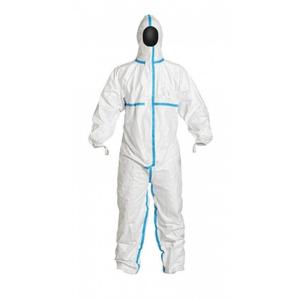 Quality Smms White Disposable Overalls / Hospital Protective Clothing With Towels wholesale