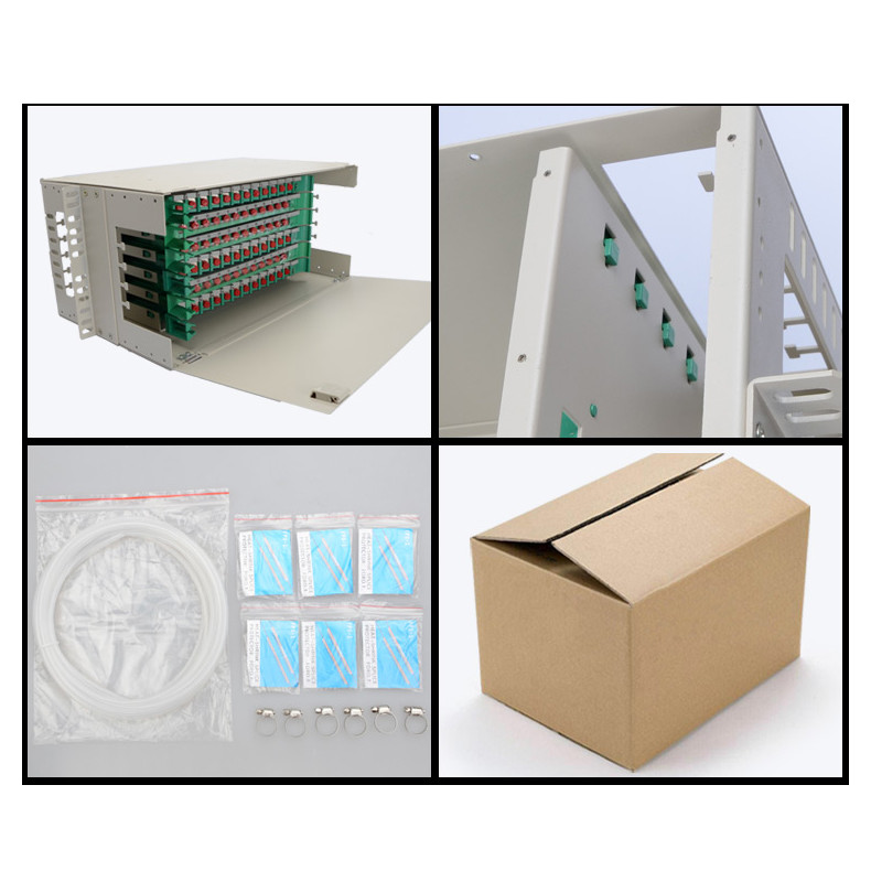 ODF Optical Fiber Distribution Frame 12cores 24 Cores 48 Cores Fully Equipped