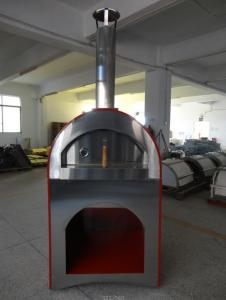 Quality 840mm Stainless Steel Wood Pizza Oven 201ss Steel Wood Fired Oven wholesale