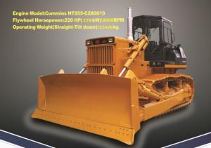 Quality Crawler Type Small Bull Dozers Yellow Color 131kW 1850rpm Power wholesale