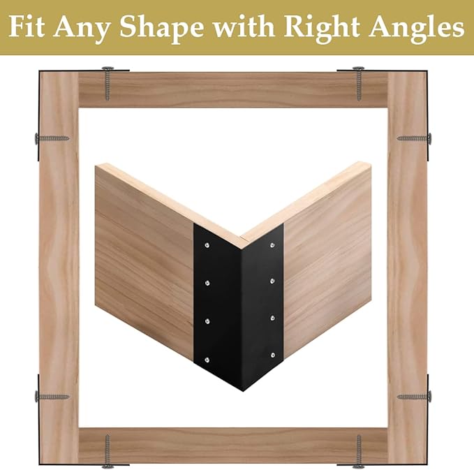 American Style Raised Garden Bed Corner Brackets Ideal for Flower or Vegetable Gardens
