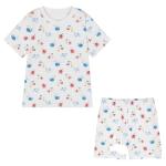 Summer Baby Custom Printed Organic Cotton Toddler Baby Clothing Sets Baby Boys