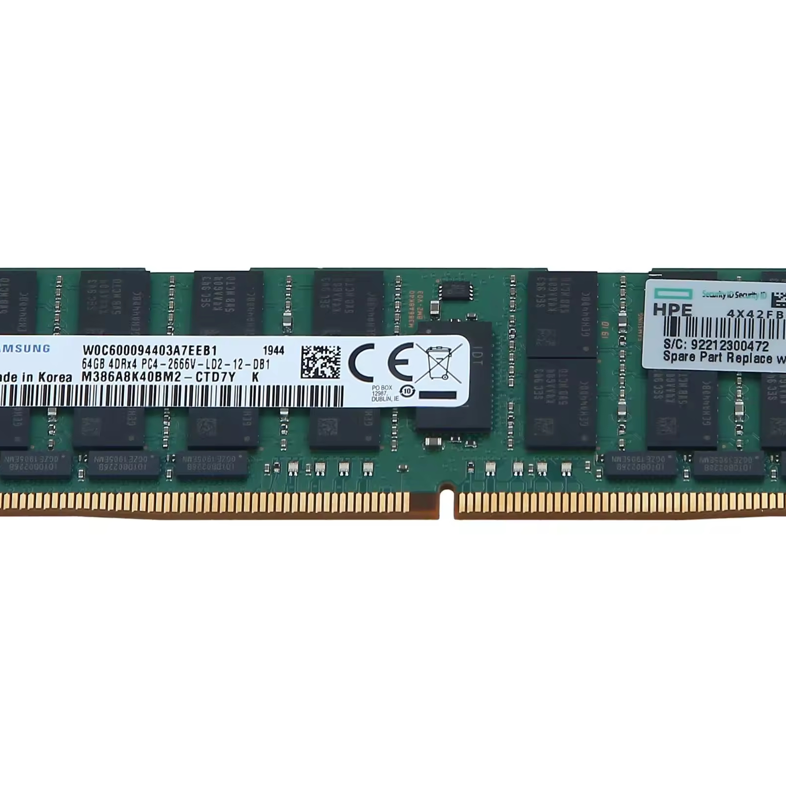 Competitive Price Quad Rank x4 DDR4-2666 Ddr4-2666 815101-B21 HPE 64GB RAM and memories