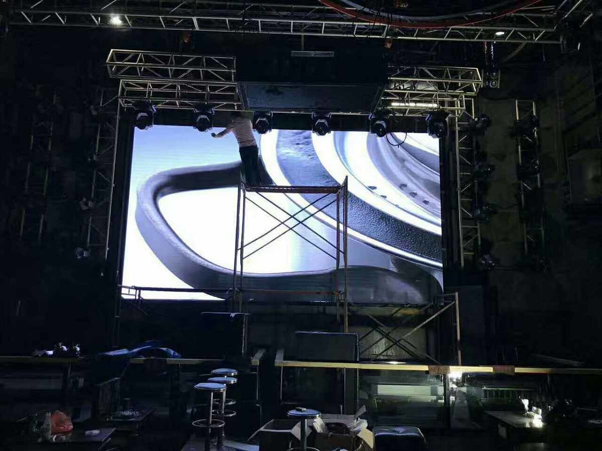 Pixels 4mm Indoor Hd Led Display 4k For Stage Video Wall / Concert Backdrop