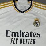 Fan Polyester White Football Jersey Tear Resistant Striped Football Shirts