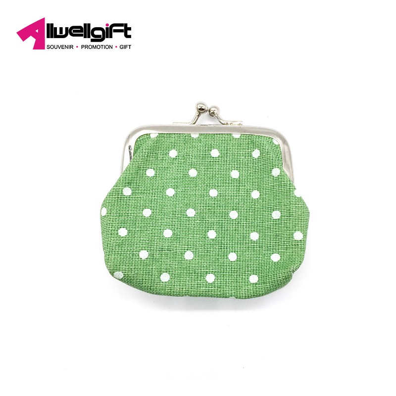 Cute Zip Canvas Coin Bag Normcore Minimalist Style Customized Shape