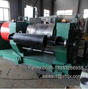 Quality XKJ-480 Reclaimed Rubber Machine , Rubber Refining Mill 500 Kg Per Hour wholesale