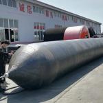 Natural Rubber Airbag For Shipyard Ship Launching With Hinge Marine Supplies For