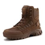 Non Slip Combat Boots Durable Hiking Military Boots Yellow For Rescue