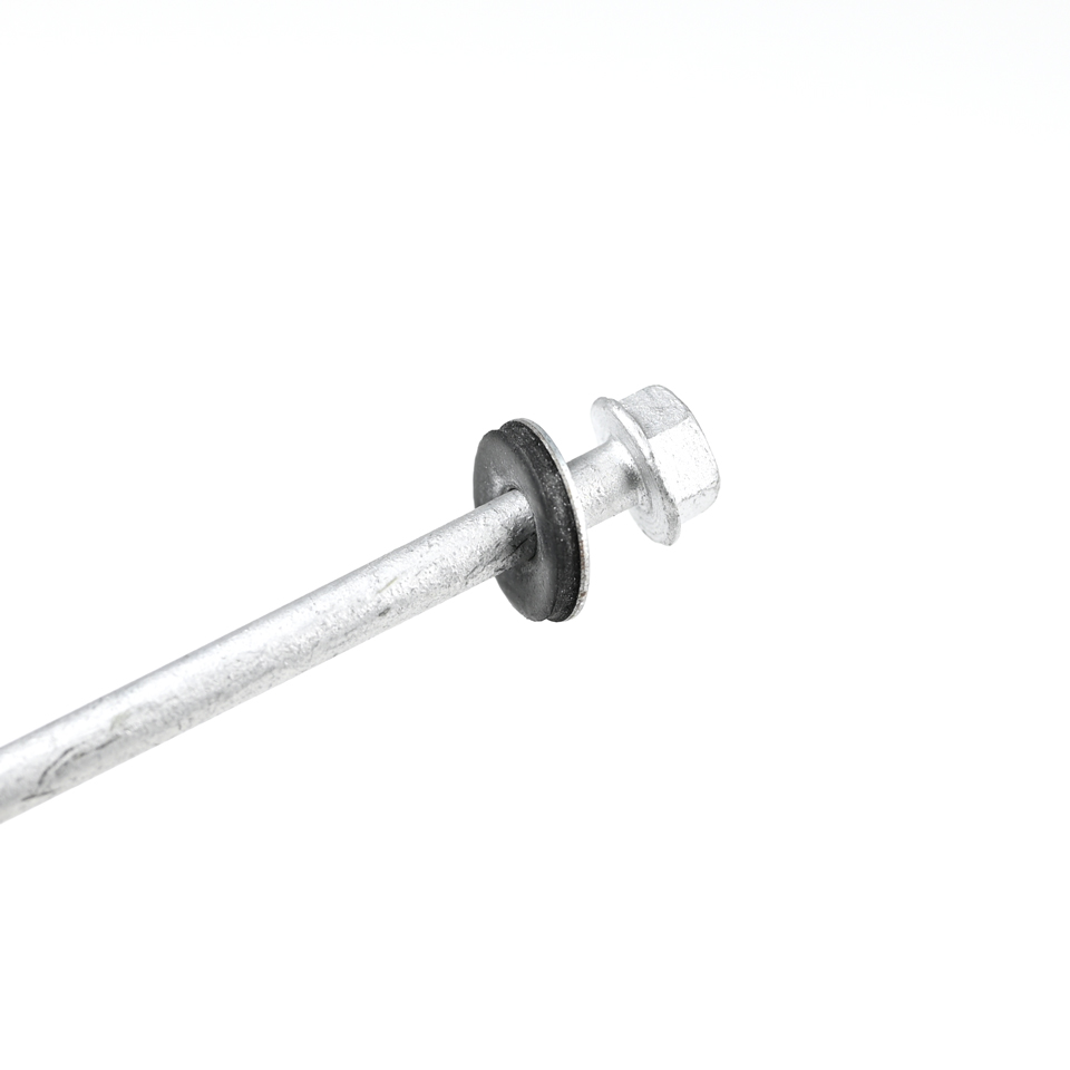 Ss410 Hex Washer Head Self Drilling Screw with EPDM Washer 6.3x180mm and Zinc Coating