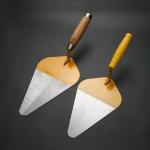 Wooden Handle Round High Carbon Hardened Tempered Steel Masonry Bricklaying