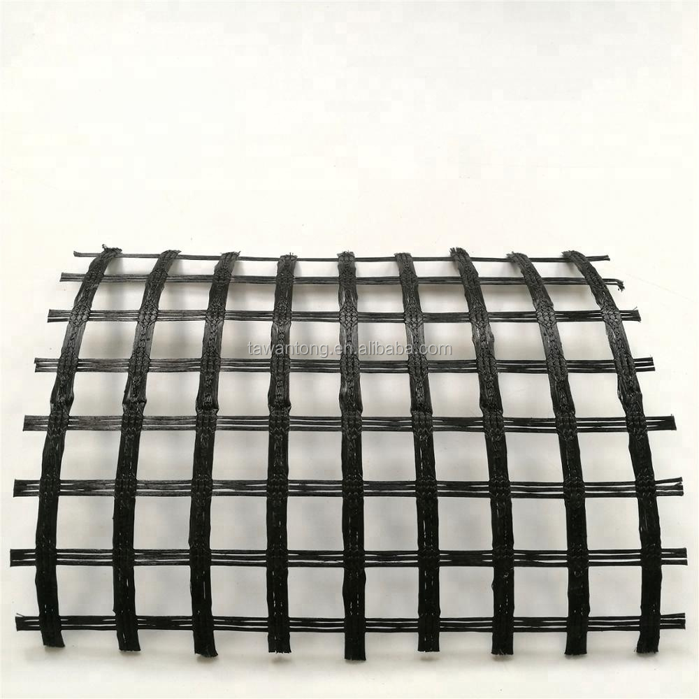 Roadbed solidification biaxial polyester 80-80 PET Geogrid for Chinese Design Style