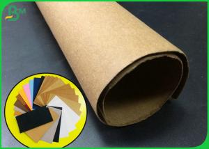 Quality Popular Washable Craft Paper / Natural Kraft Paper Roll For Making Handbags wholesale