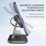 QI2 All In 1 Magnetic 15W Fast Wireless Charger For Phone Watches Earphone
