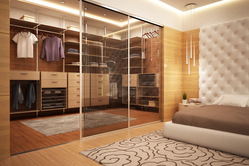 Modern Style Walk-in Closet Wardrobes for Custom Bedroom Furniture in Wooden Modular