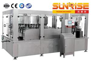 Quality 18 Heads Filling And Sealing Machine , 7.5kw Beverage Can Filling Machine wholesale