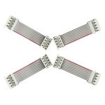 UL2651 Flat Ribbon Cables 15cm Length 2.54mm 1.27mm Pitch Grey Color
