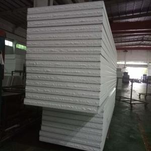 Quality grey white EPS sandwich waterproof wall panels 1150-100-0.376mm for prefab buildings wholesale