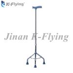 3 Point Base Metal Medical Rehabilitation Equipment Adjustable Walking Sticks