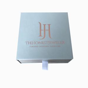 Quality Custom Paper Jewelry Drawer Packaging Box Recycled With Magnet Closure wholesale