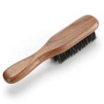 Boar Bristle Beard Brush Comb Set Black Color Wood Material for Men Beard Hair