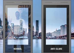 Quality Flat Surface Single Side 4mm Digital Billboards Non Glare Glass wholesale