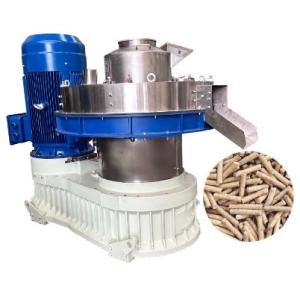 Quality Wood Pellet Making Machiner Biomass Pellet Mill Vertical Ring Die Pellet Press wholesale