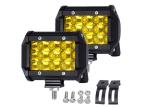 Trucks Jeep ATV UTV Amber LED Light Bar , Cree LED Backup Lights High Power