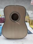 Custom Grand 41 inch Dreadnought Acoustic Guitar in Dark Brown Finish Flamed