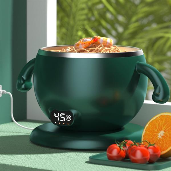 300ml Baby Food Warmer Bowl HW01 Portable Electric Big Stainless Steel Baby Food