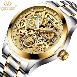 Quality Custom Logo Stainless Steel Mechanical Watch 42mm Dial Diameter wholesale