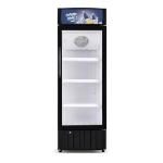 200L Single Glass Door Upright Showcase Cooler For Supermarket Beverage Display
